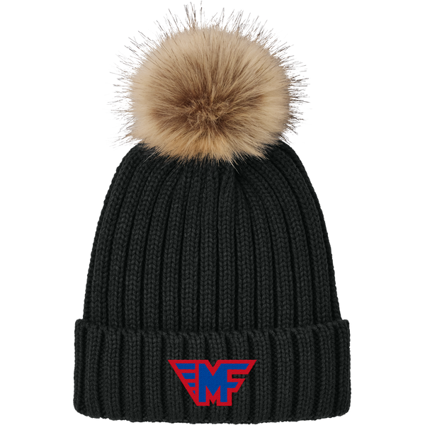 Mid-Fairfield Faux Fur Pom Beanie