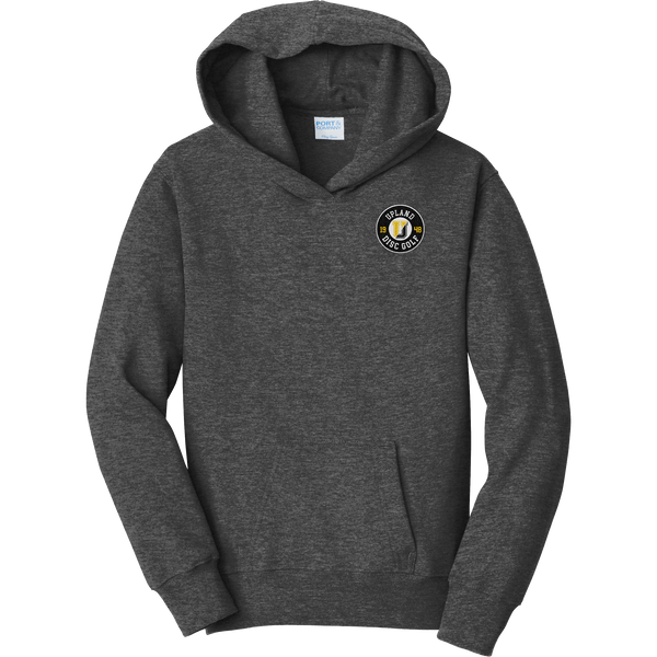 Upland Disc Golf Youth Fan Favorite Fleece Pullover Hooded Sweatshirt
